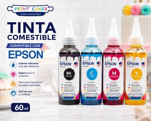 Tinta Comestible Para EPSON