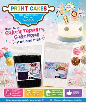 Palitos Para Cake Topper