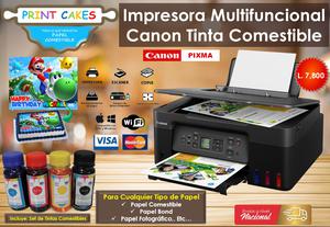 Impresora Canon Multifuncional Tinta Comestible