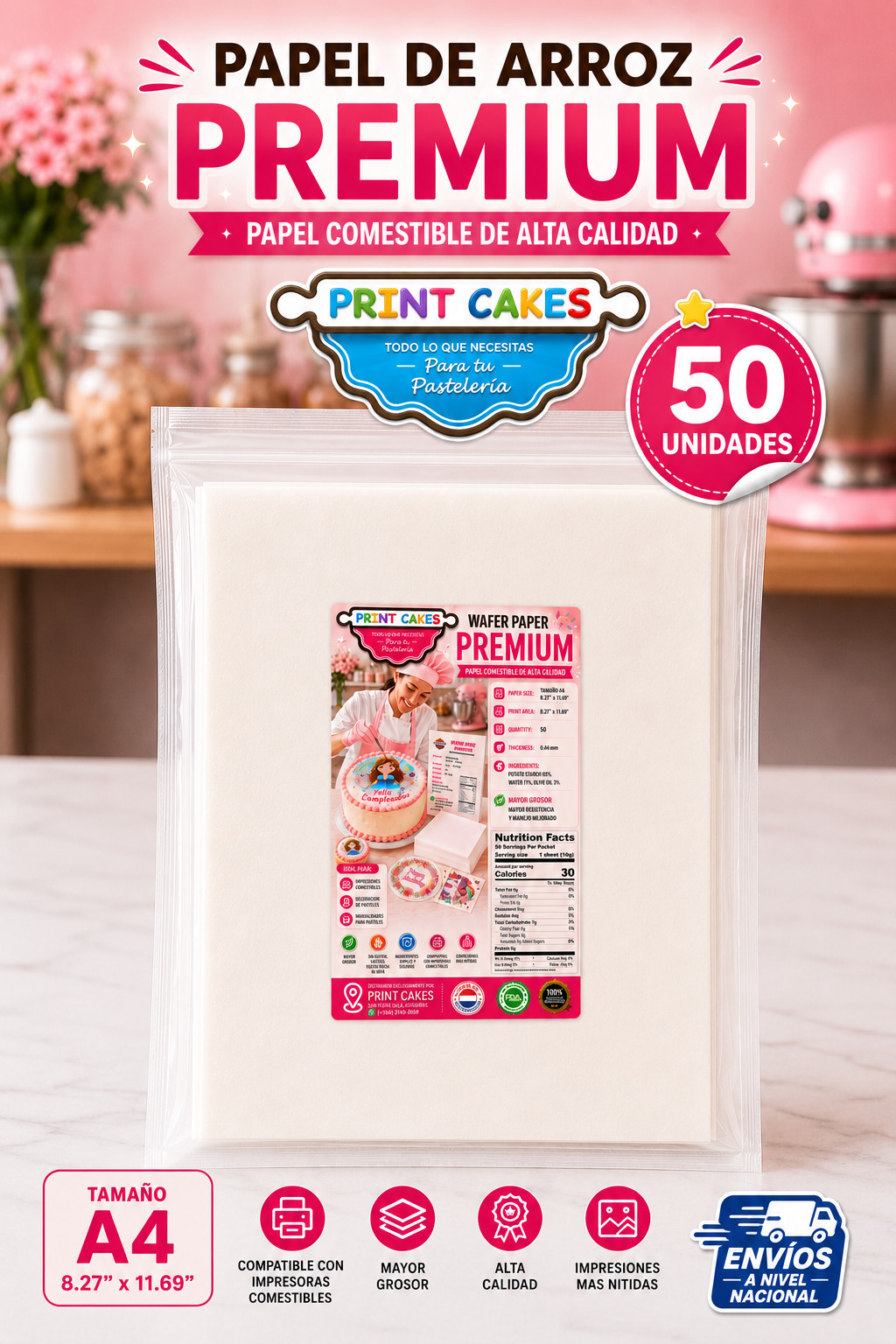 Papel de Arroz Premium