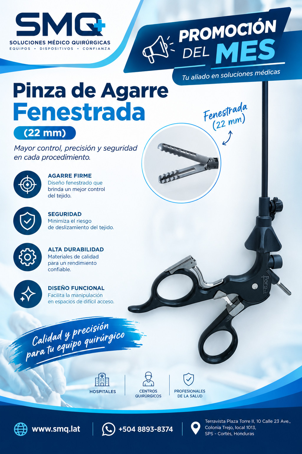 Pinza Fenestrada