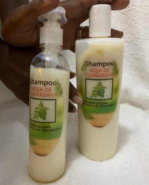 Shampoo de hoja de guanabana