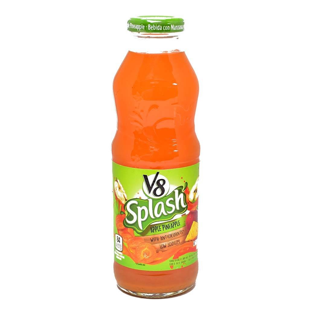 V8 SPLASH JUGO MANZANA PIÑA 473 ML