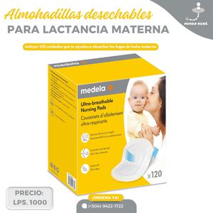 Almohadillas absorbentes para lactancia materna