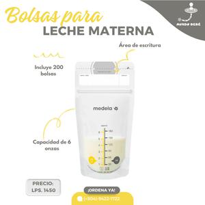 Bolsas para almacenamiento de leche materna Medela