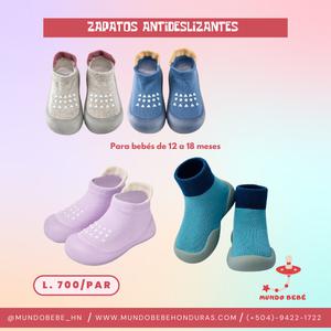 Zapatos antideslizantes para bebés de 12 a 18 meses