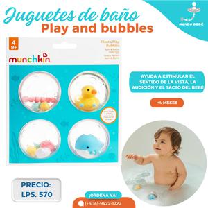 Juguetes para el baño de tu bebe