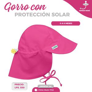 Gorro con protección solar UPF 50+