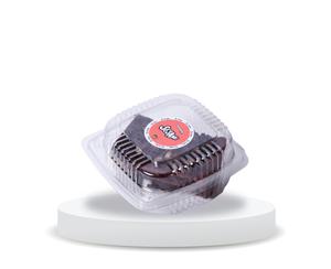 Porción de brownie