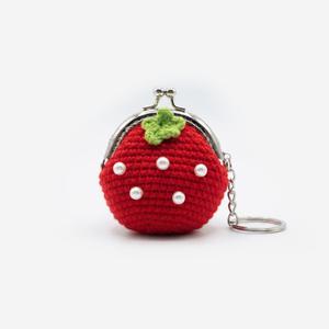 🍓 Berry | Monedero & llavero tejido