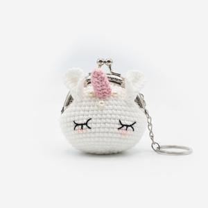 🦄 Sparkle | Monedero & llavero tejido