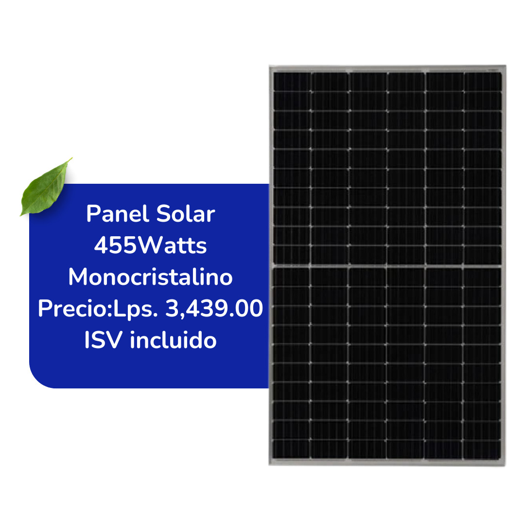 Panel Solar MONOCRISTALINO 455W