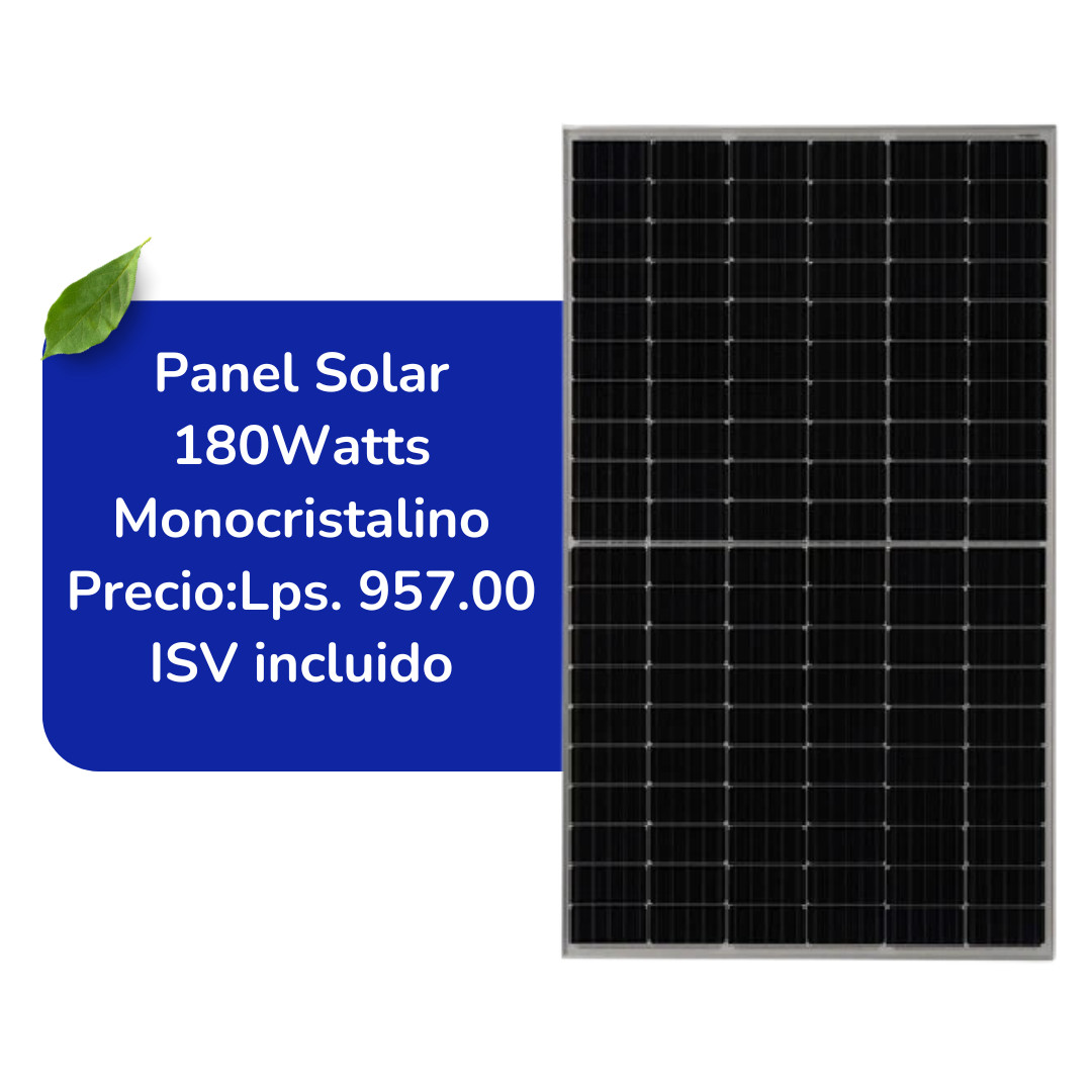 Panel Solar 180W MONOCRISTALINO
