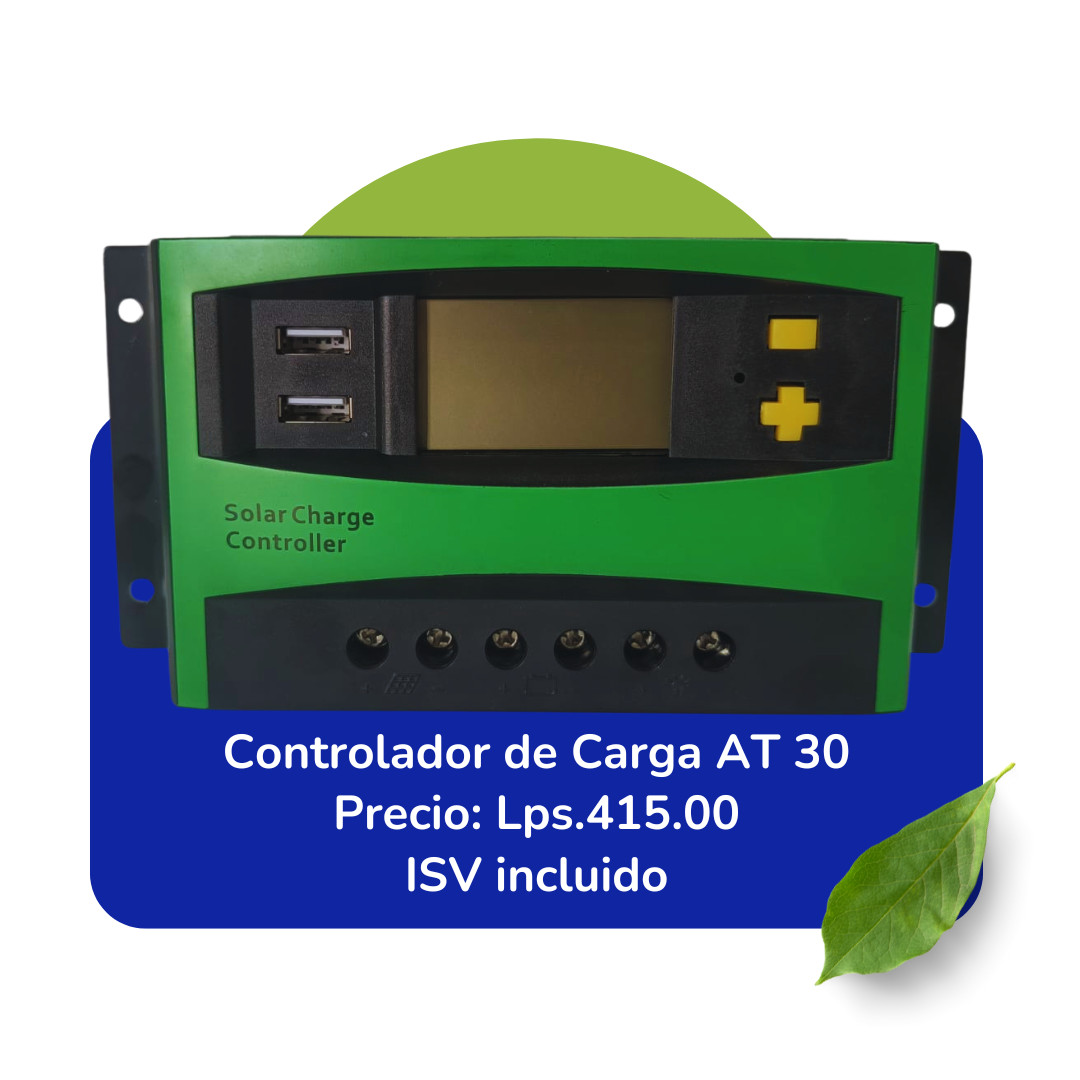 CONTROLADOR DE CARGA AT 30A