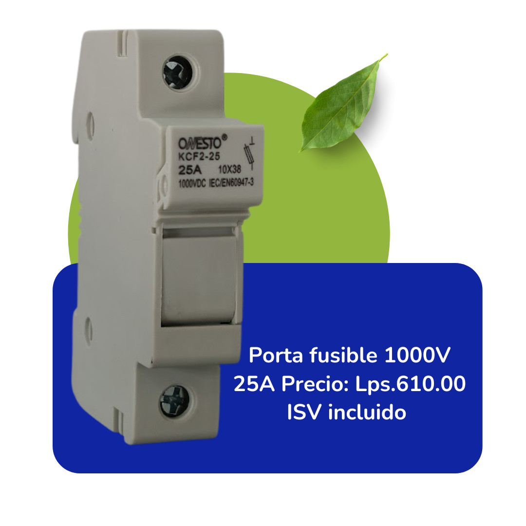 PORTA FUSIBLE 1000V 25A