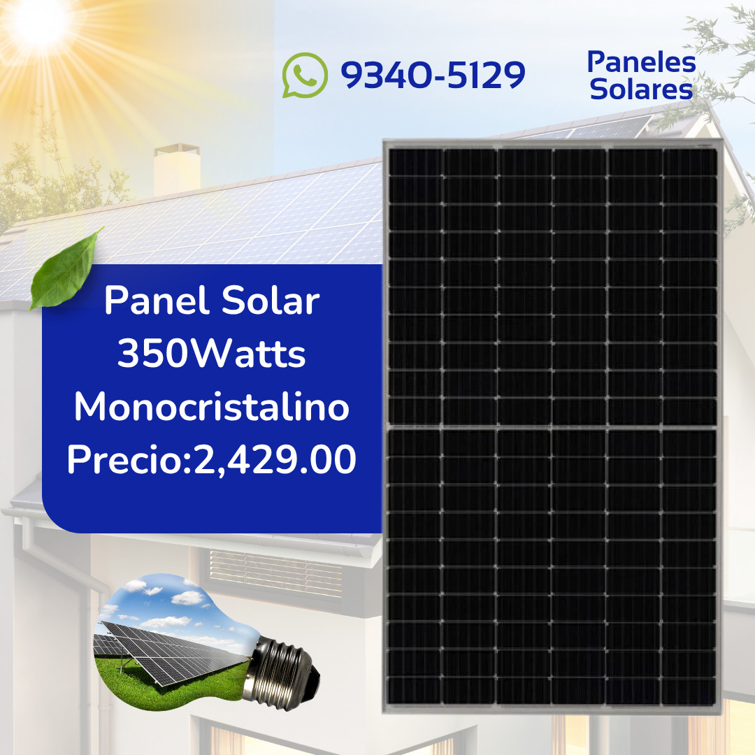 Panel Solar 350/24 Monocristalino