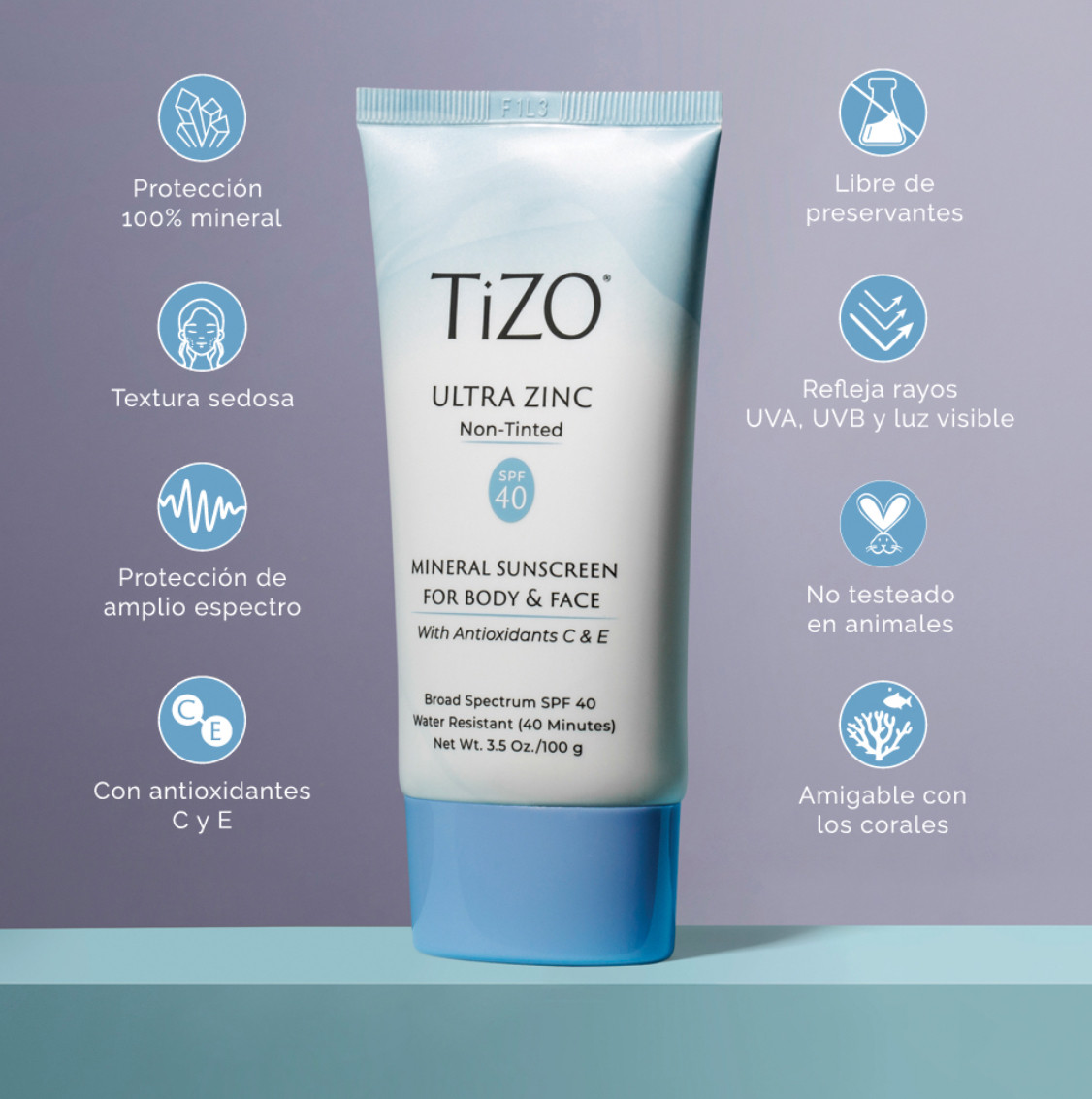 TiZO ULTRA ZINC Non-Tinted SPF 40