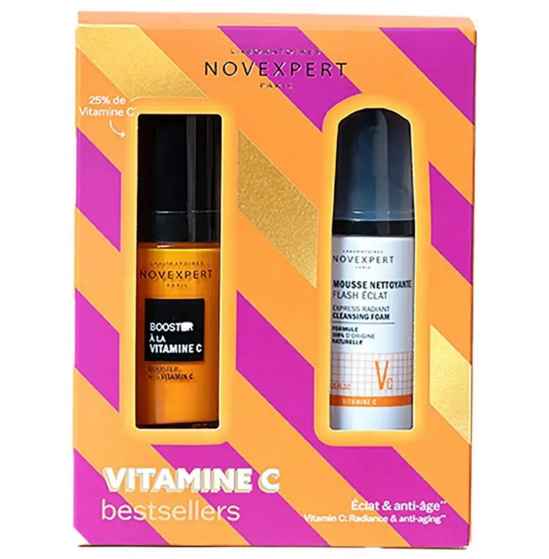 NOVEXPERT Booster de Vitamina C + Mousse Limpiador