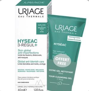 URIAGE HYSEAC 3 REGUL + HYSEAC GEL 50ML