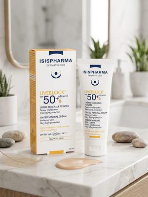 ISISPHARMA UVEBLOCK SPF 50  + COLOR MINERAL 