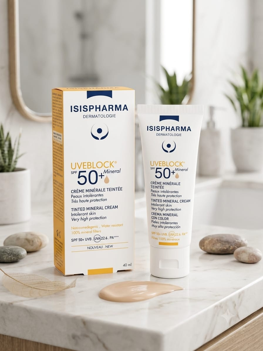 ISISPHARMA UVEBLOCK SPF 50  + COLOR MINERAL 