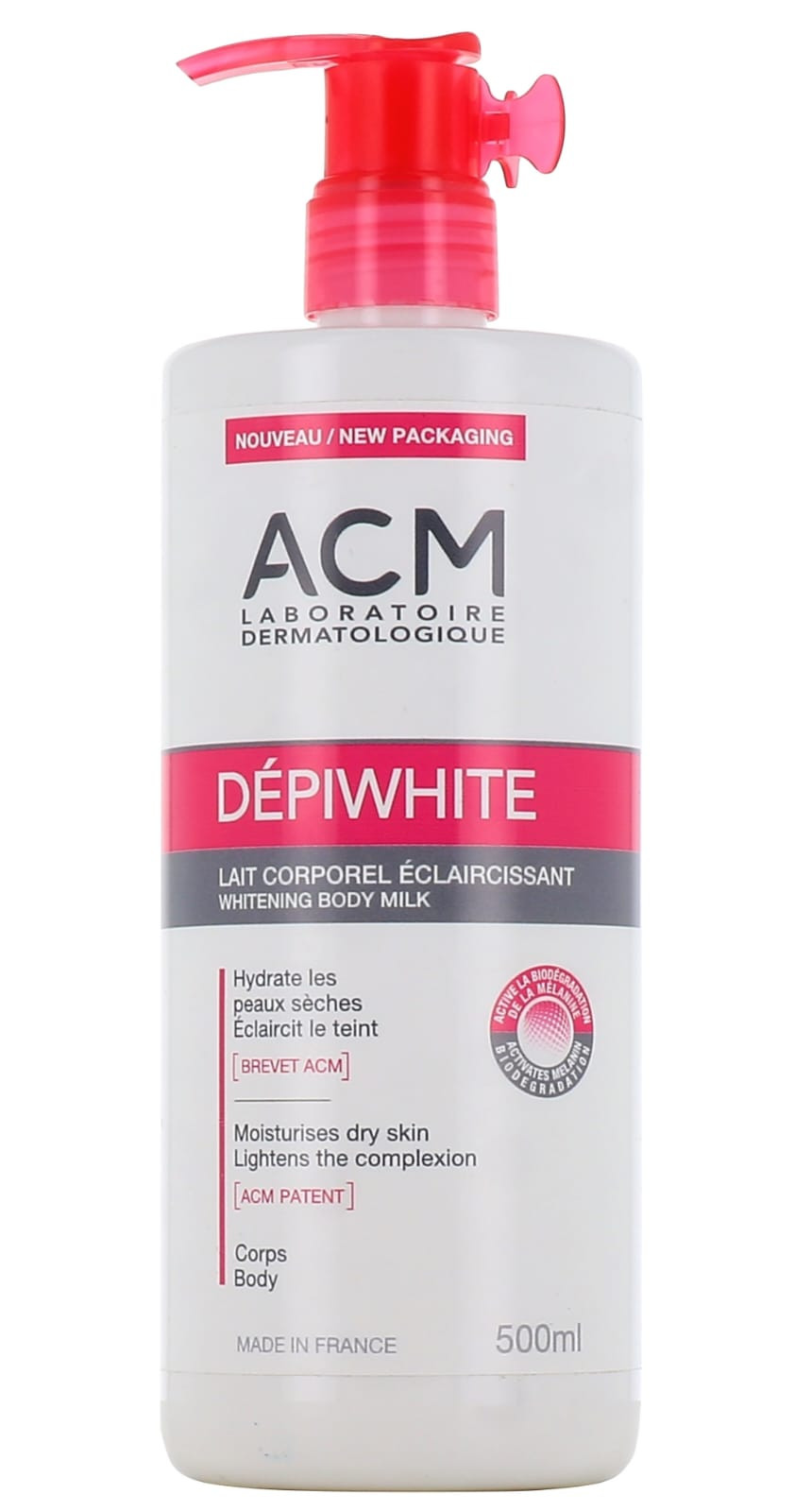 ACM DEPIWHITE LECHE CORPORAL ACLARANTE 500ml