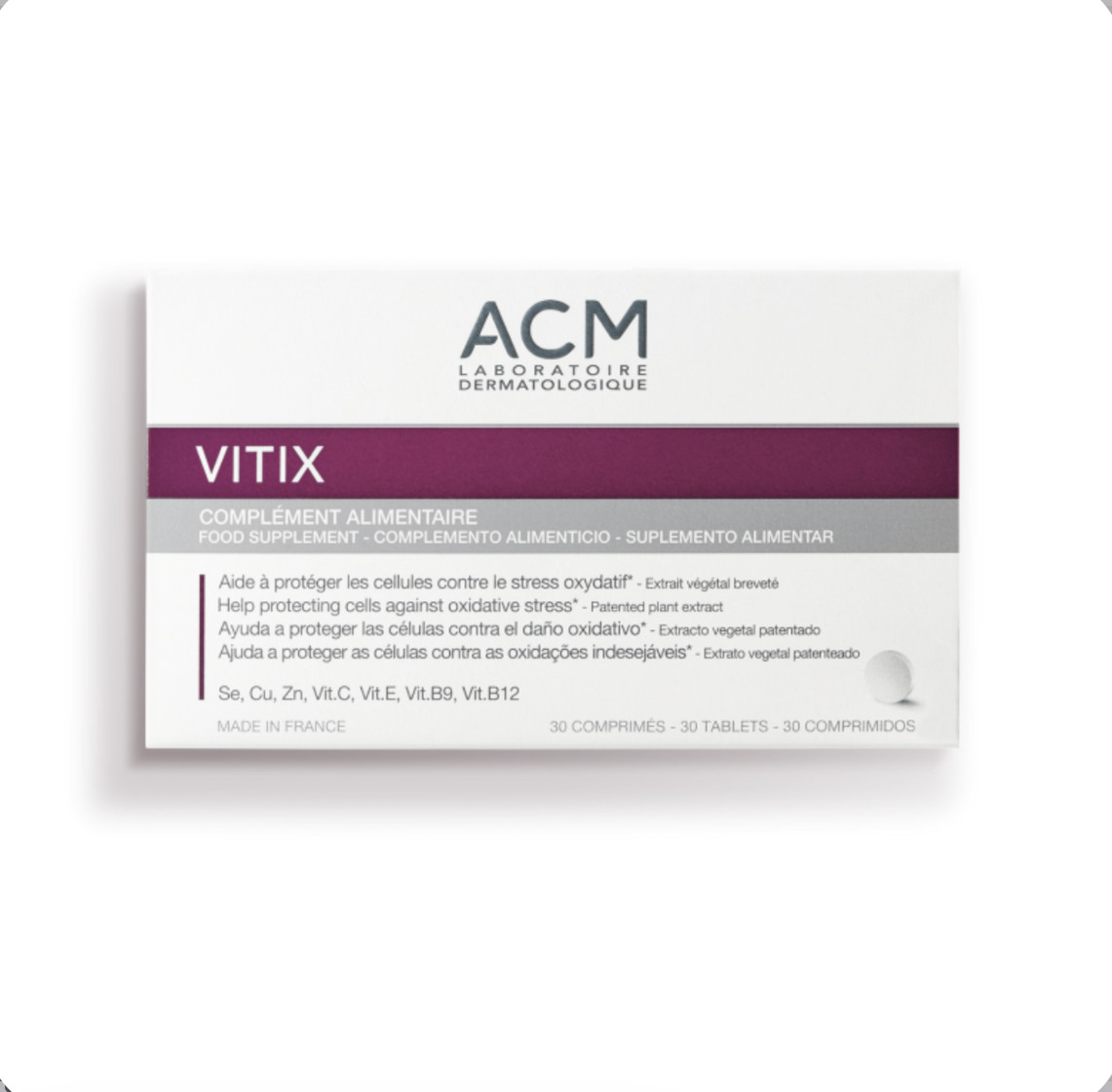 ACM VITIX complemento alimenticio comprimidos
