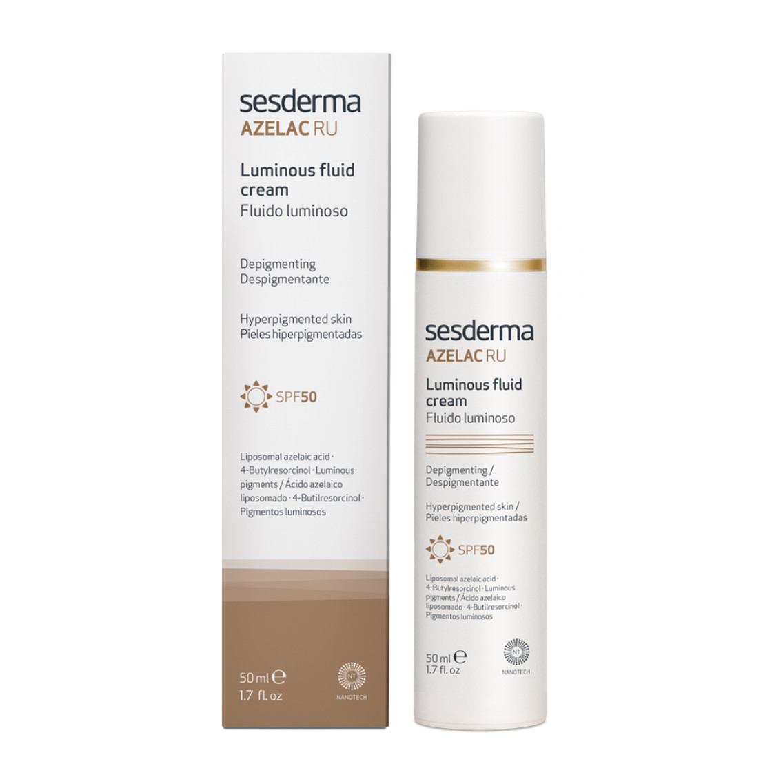 SESDERMA Azelac RU Fluido Luminoso SPF 50