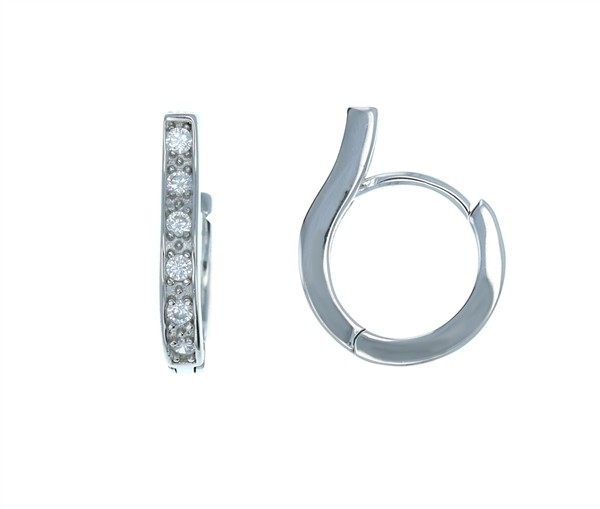 Aretes Mini Argollas Plata