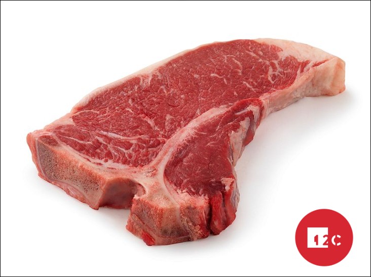 T-BONE STEAK (Aprox. de 1 a 1.4 lbs.)