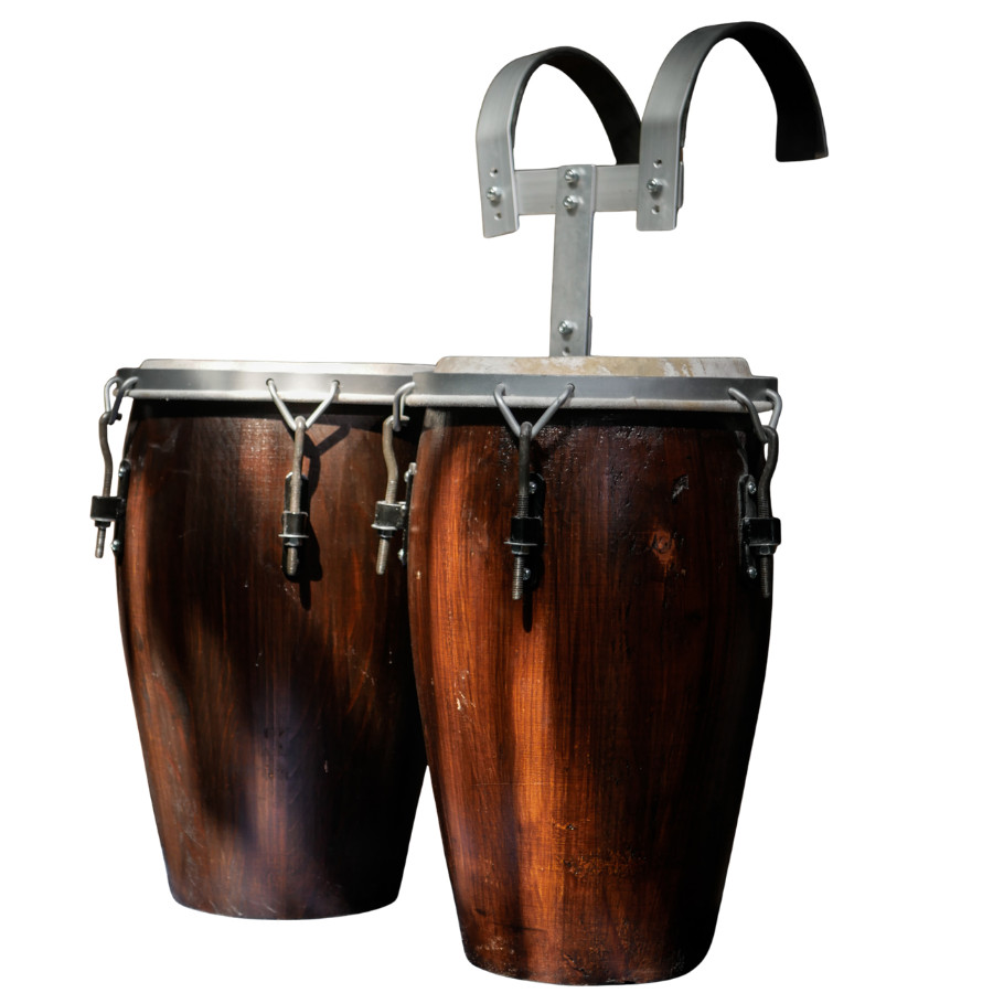 Juego de congas de madera