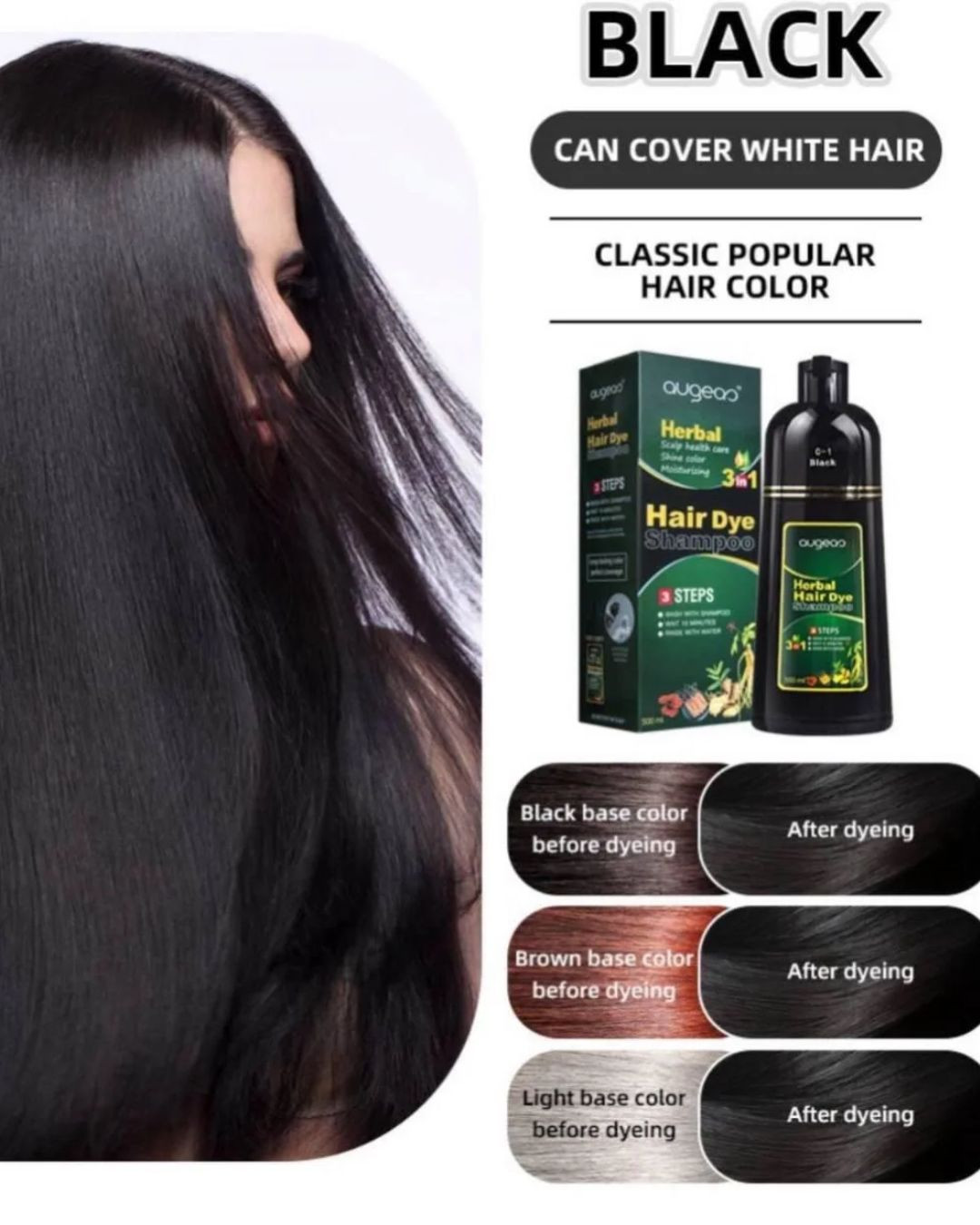 Shampo Tapa Canas color Negro