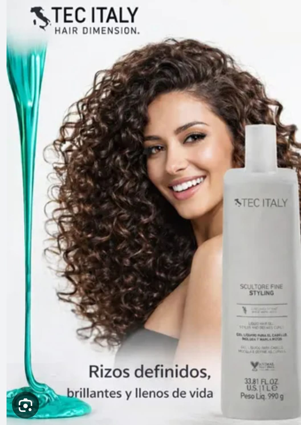 Scultore Fine Litro (Gel para estilizar cabello Ondulado)