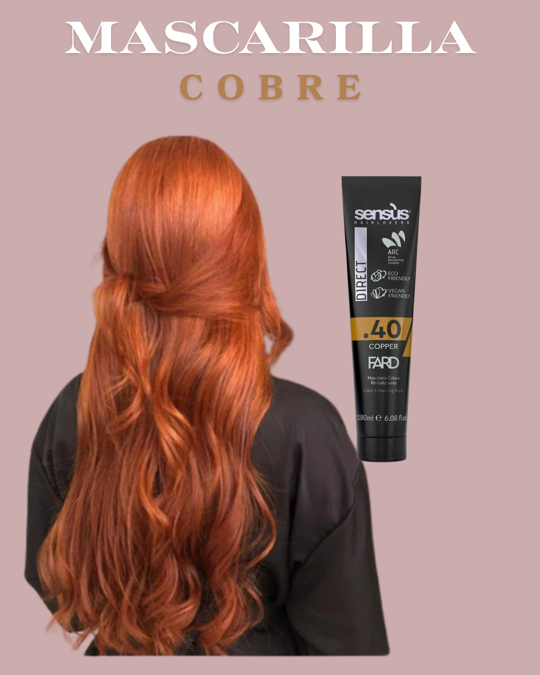 Mascarilla Sensus Fire .40 Cobre