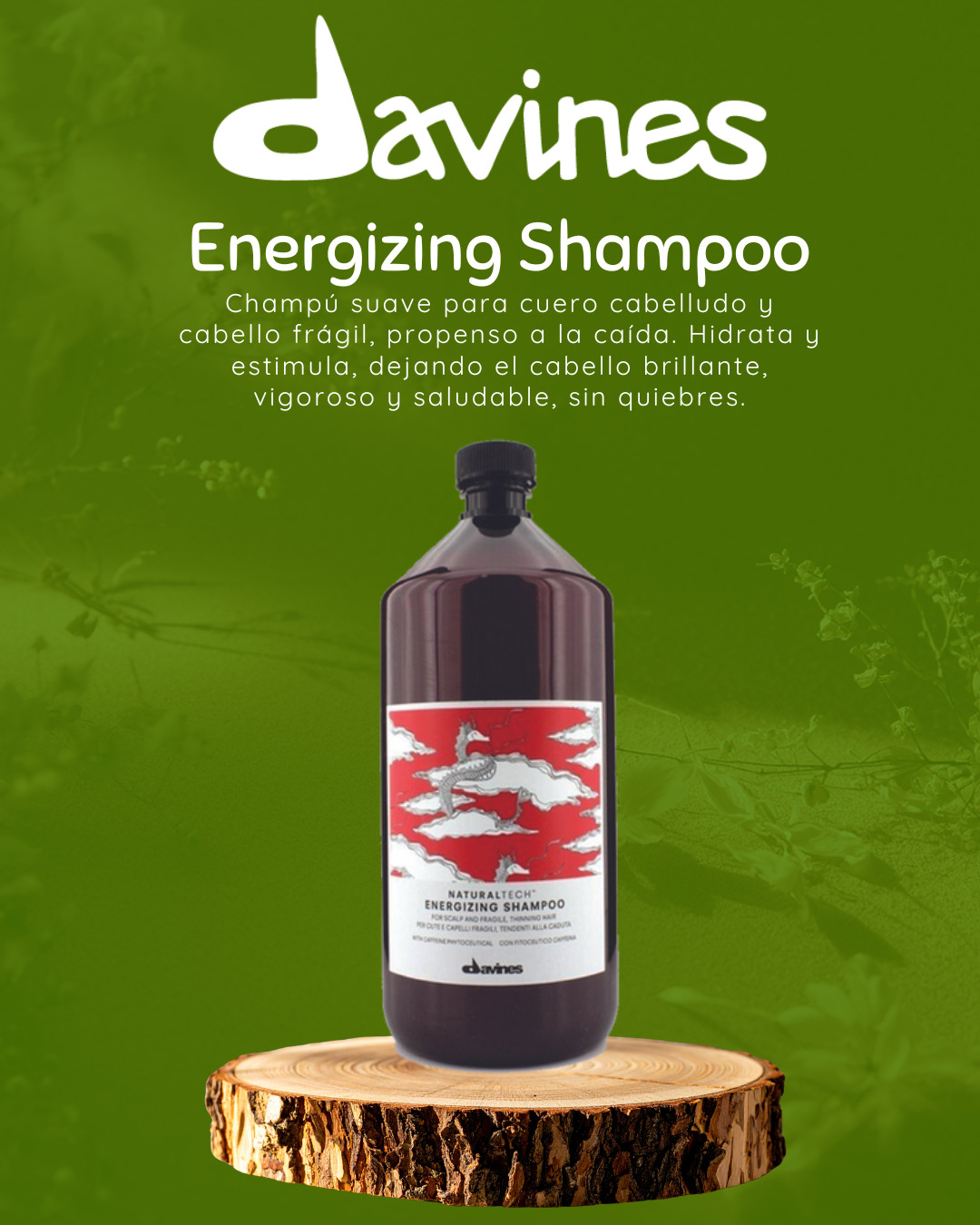 Energizing Shampoo de Davines Litro