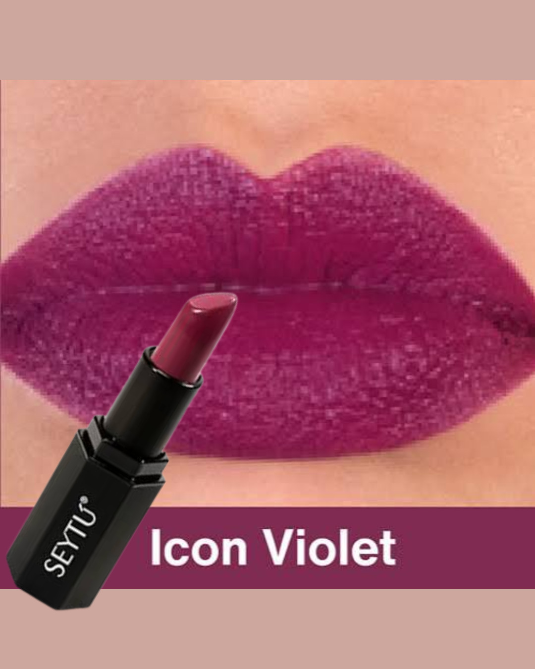 Labial Icon Violet con Protección Solar