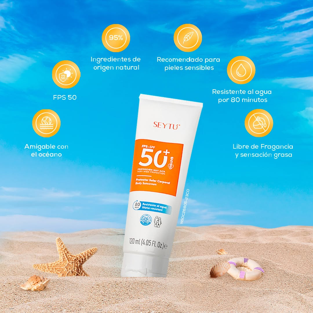 Protector Solar 50 + Seytu de 120grs