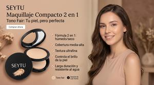 Polvo Compacto 2 en 1 Seytu Color Fair