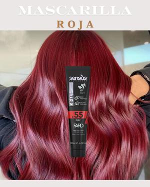 Mascarilla Sensus Fire .55 Rojo