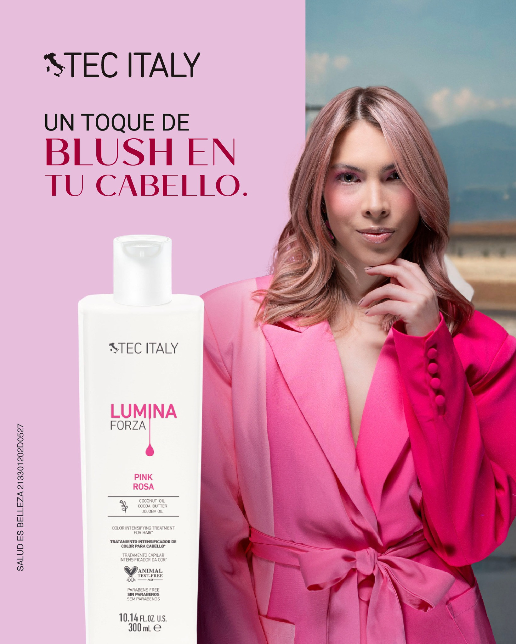 Lumina Rosa 300 grs (Para Matizar Cabello Rosa)