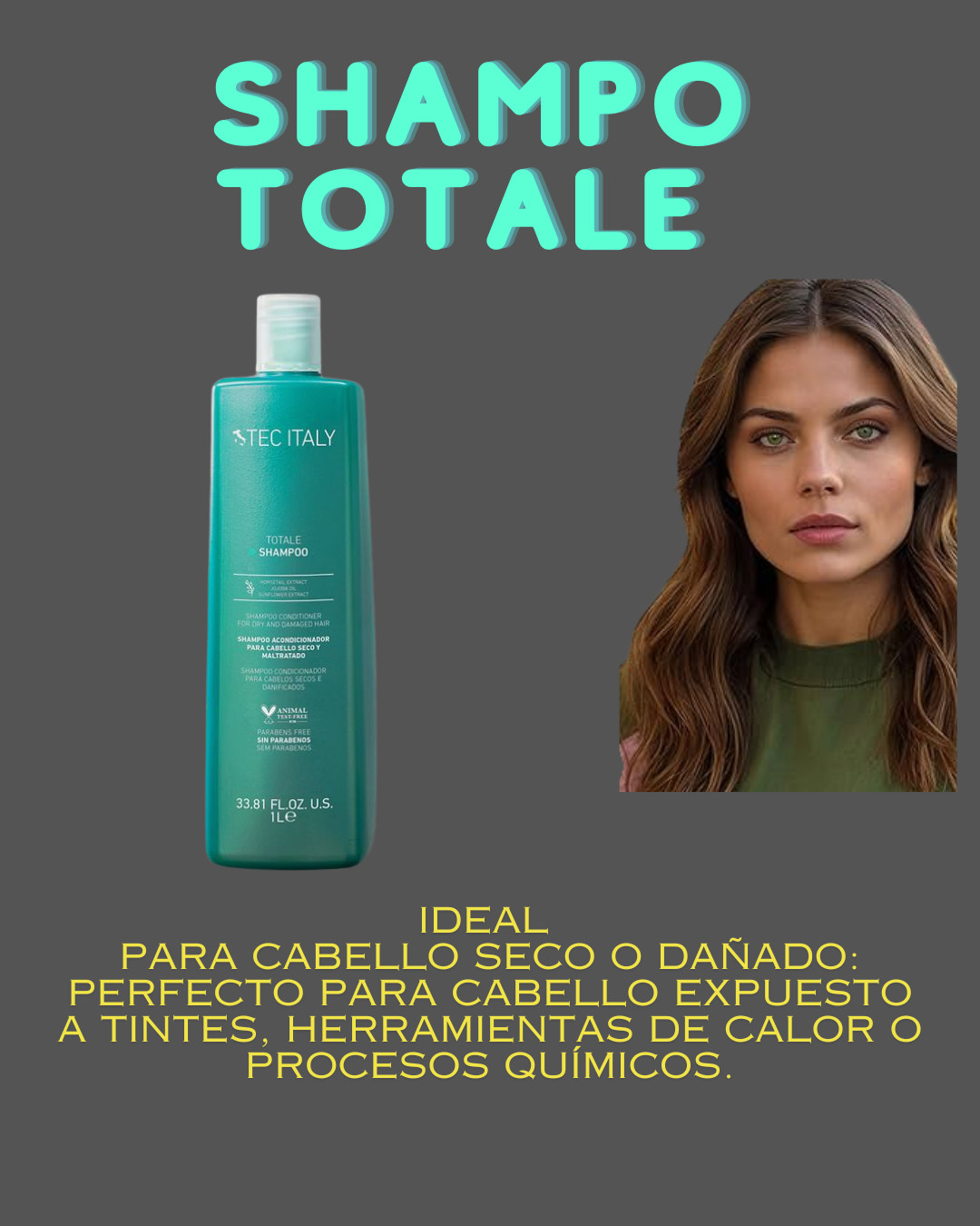 Shampo Totale Litro (Para todo tipo de Cabello)