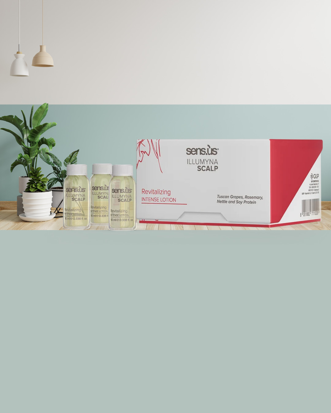 Ampolla Scalp Sensus Caida de Cabello Sensus 12 unidades