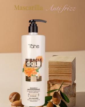 Mascarilla anti-frizz MIRACLE GOLD LITRO