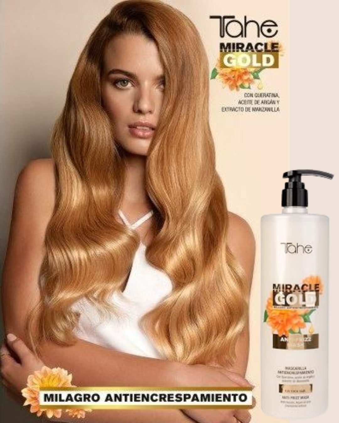 Miracle Gold Shampoo anti-frizz Litro