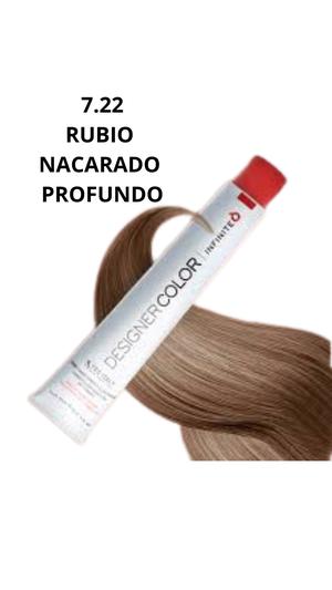 Tec Italy Tinte # 7.22 (Color Rubio Nacarado Profundo)
