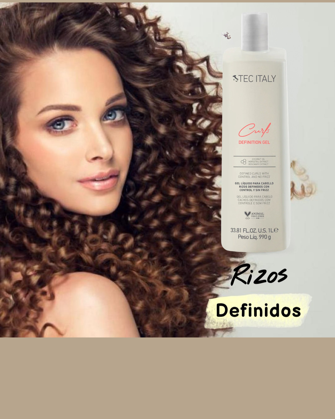 Gel de Peinar Curls Litro-Rizos Perfectos