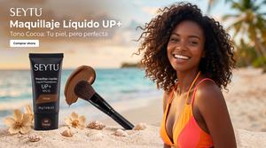Base Liquido Seytu Color Cocoa con protección solar
