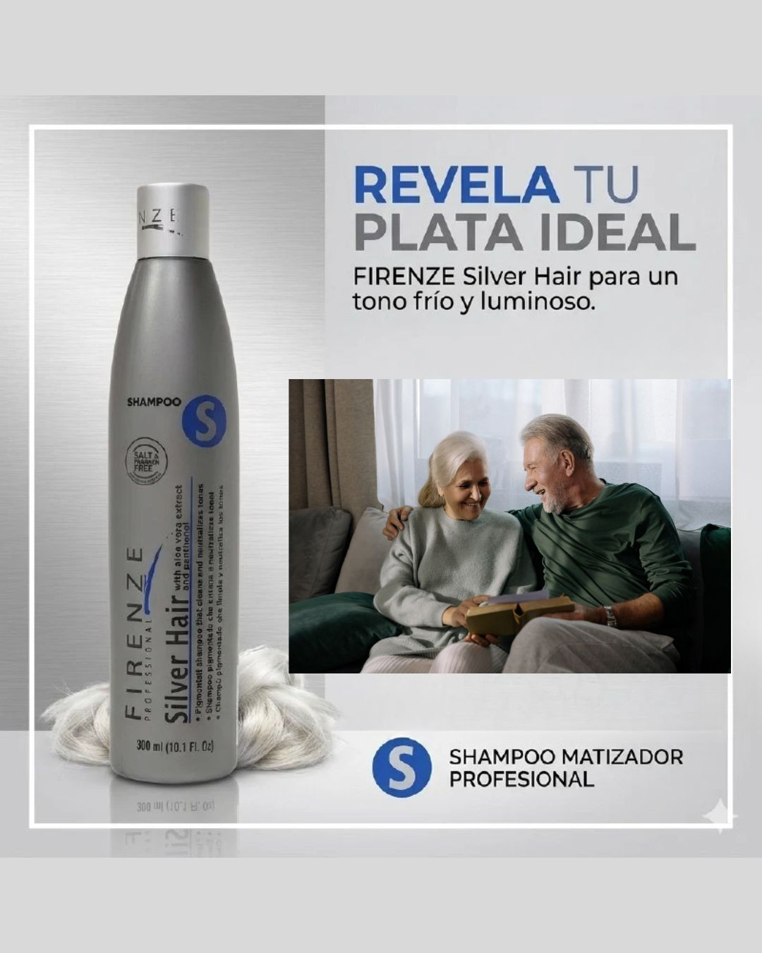 Shampoo Silver Firenze 300 ML.