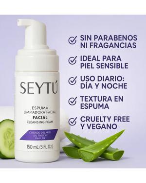 Espuma Limpiadora Facial Seytu