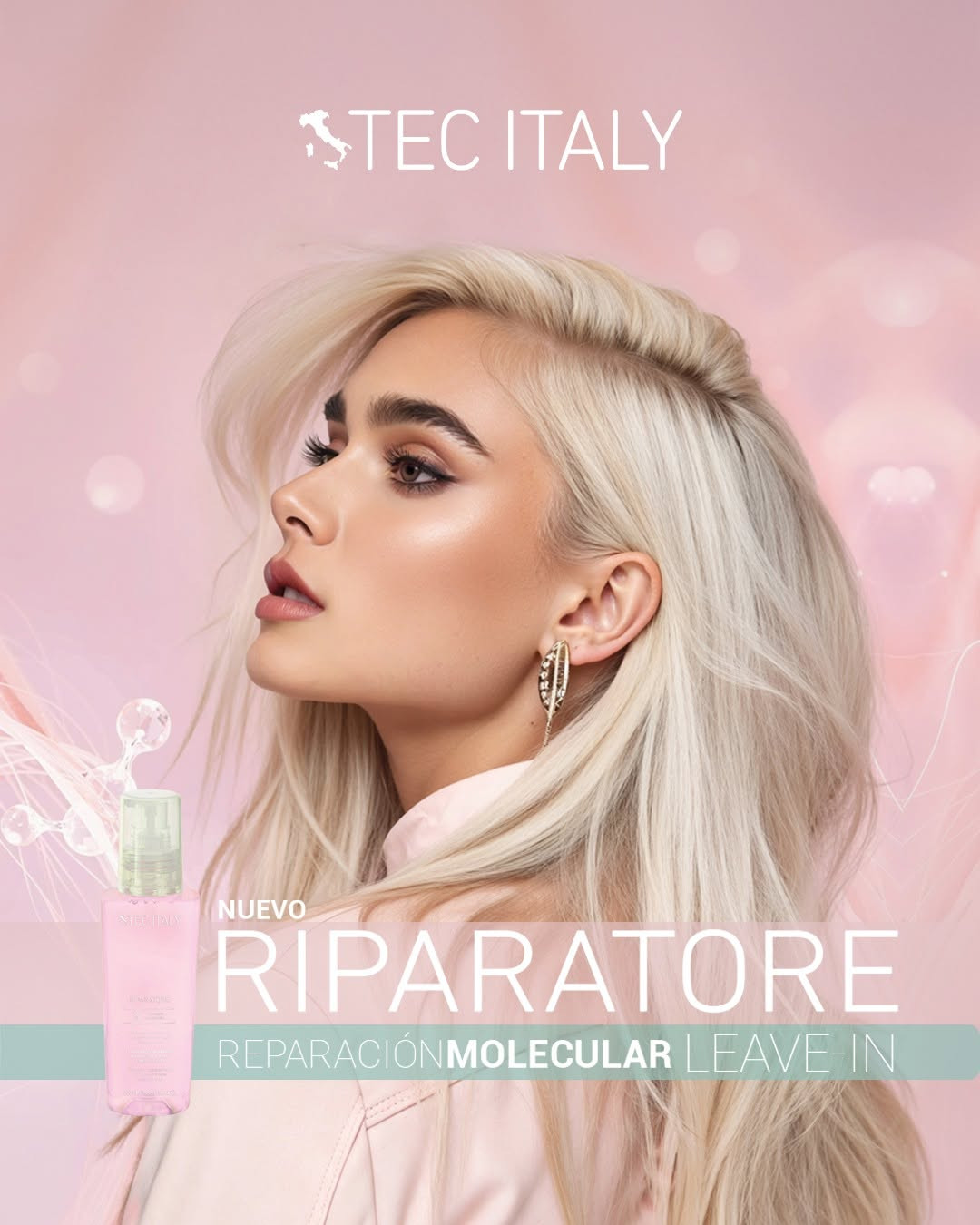 Riparatore Leaven que se deja para Reparar cabello dañado